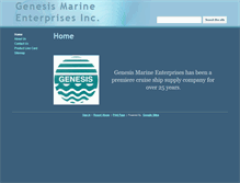 Tablet Screenshot of genmarine.com